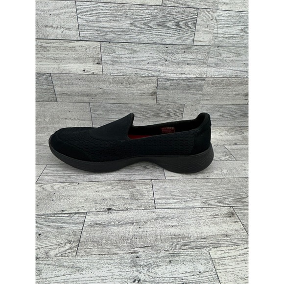Skechers Go Walk 4 Black Slip On Athleisure Sneakers Shoes Women's Size 10 - Picture 9 of 13